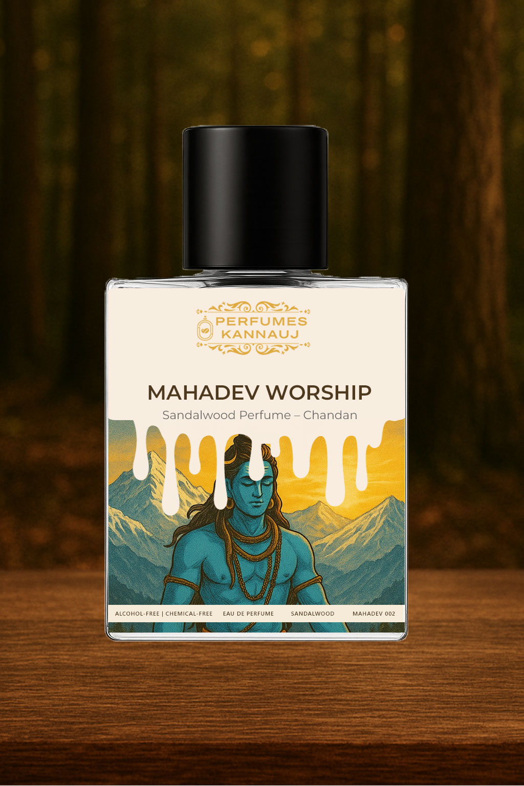 Mahadev Worship Sandalwood Perfume - Chandan