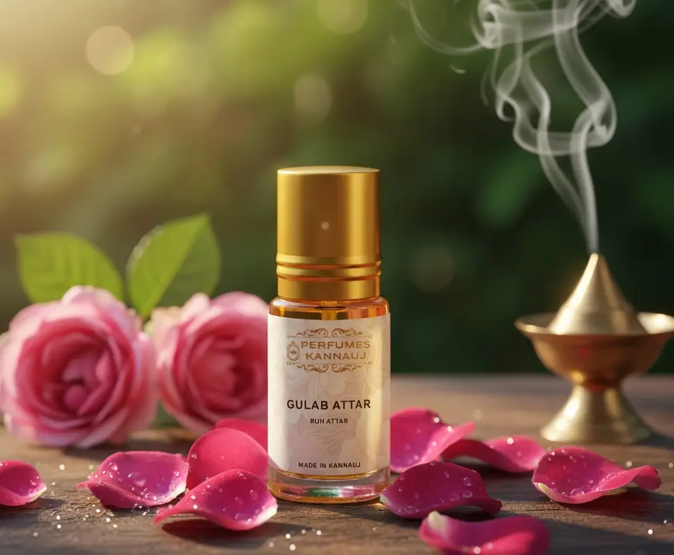 6 Famous Kannauj Attars – Premium Natural Fragrance Trial Pack - Image 3