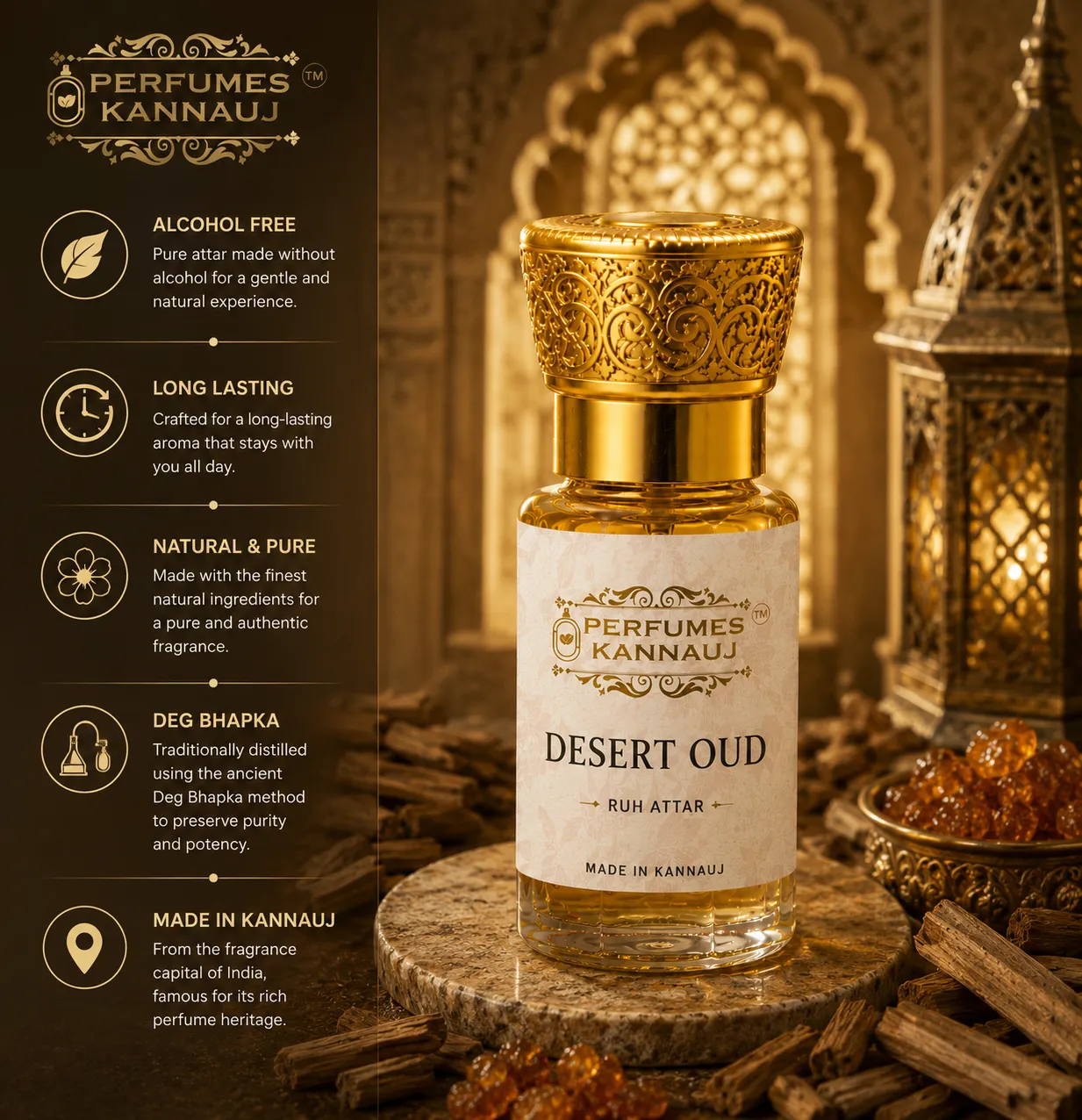 Desert Oud – Premium Kannauj Attar - Image 3