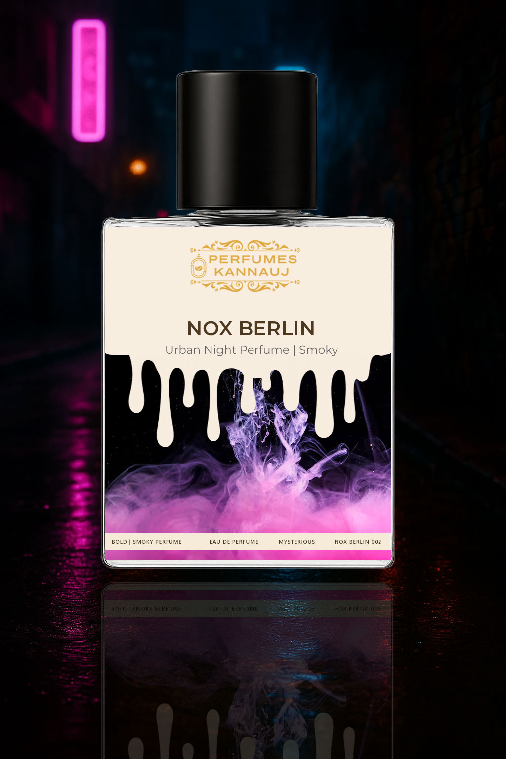 Nox Berlin – Urban Night Perfume | Bold, Smoky, and Artistic Scent