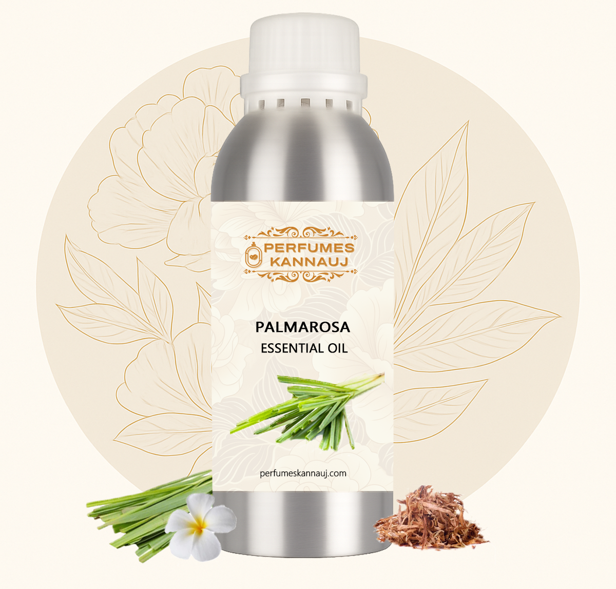 Palmarosa Oil (Sofia) 100% Pure | Natural Essential Oil for Skin Glow & Relaxation