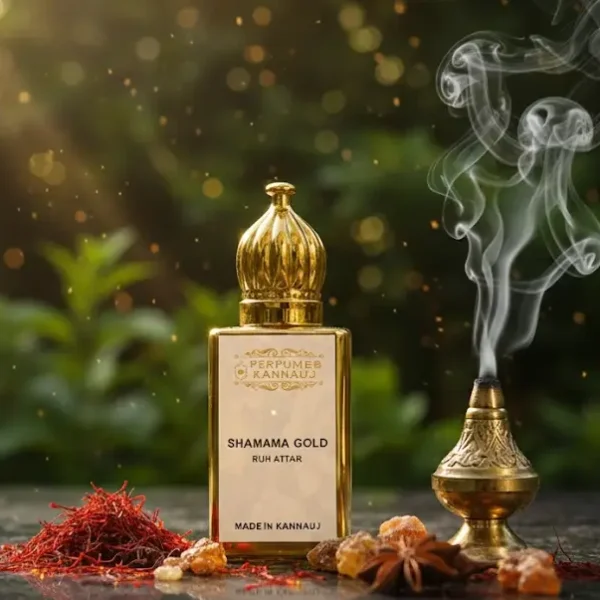 Shamama Gold – Royal Indian Attar | Traditional Multi-Ingredient Luxury Fragrance from Kannauj