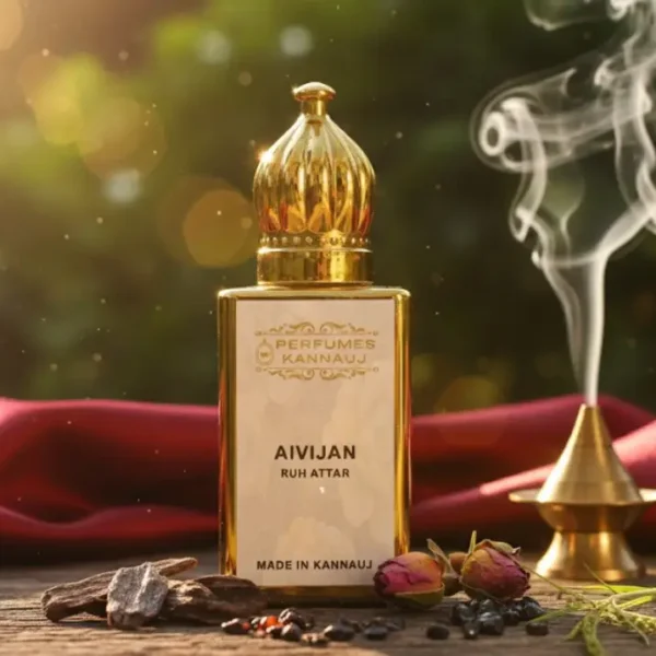 Aivijan Attar for Men & Unisex – Fresh Citrus Amber Musk | Long Lasting Alcohol-Free