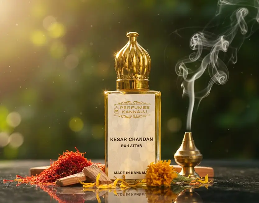 Ruh Kesar Chandan – The Royal Blend of Saffron & Sacred Sandalwood