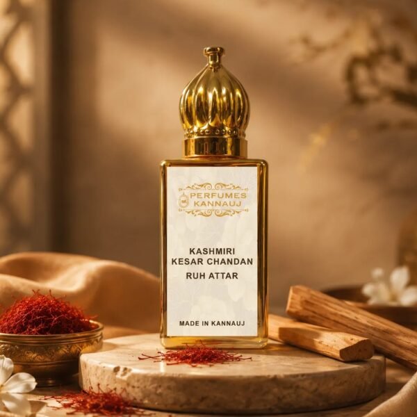Kesar Chandan Attar  – Kashmiri Kesar & Pure Sandalwood 12ml