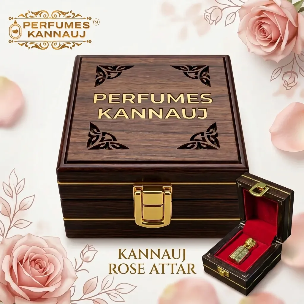 Kannauj Pure Rose Attar with Premium Gift Box