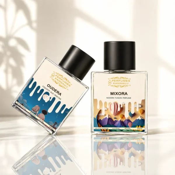 MIXORA & OUDERA Combo Perfume – Modern Fusion Meets Royal Oud