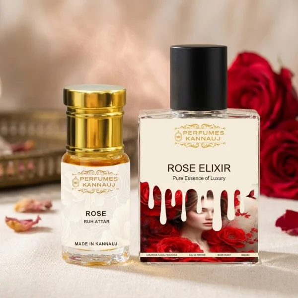 Rose Attar & Perfume combo