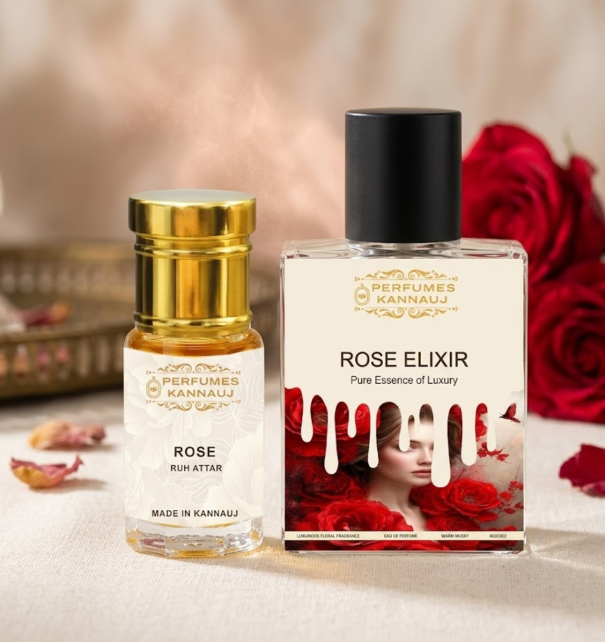Rose Attar & Perfume combo