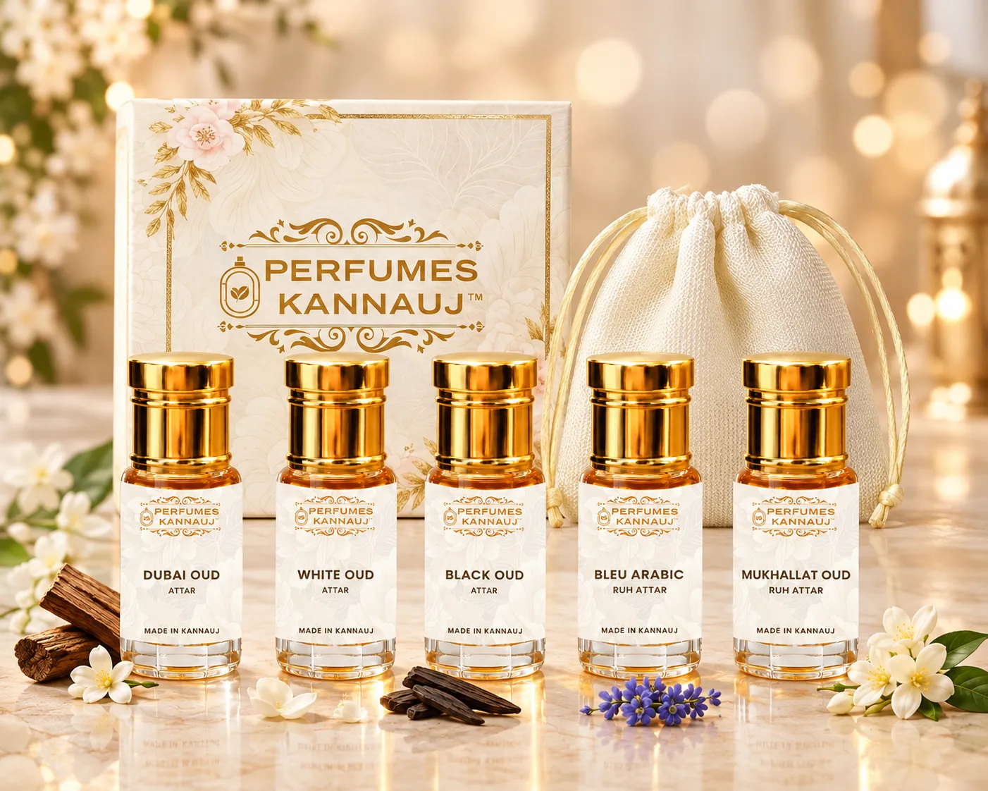 Luxury Oud Attar Gift Set for Men