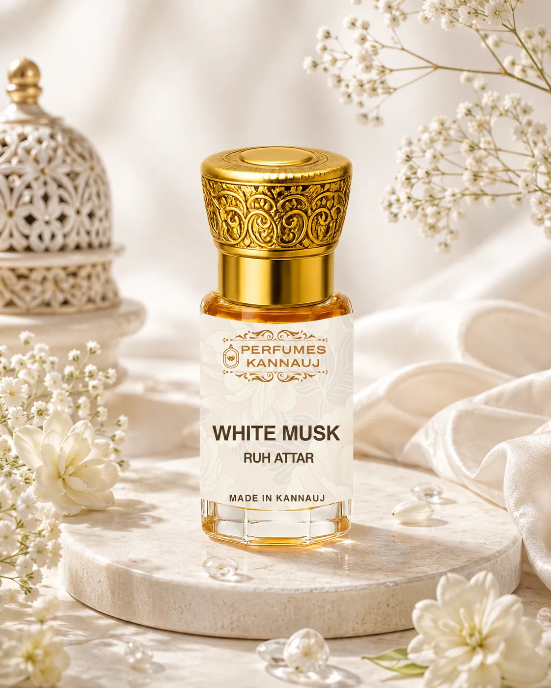White Musk Attar – Soft, Clean & Long-Lasting Fragrance - Image 2