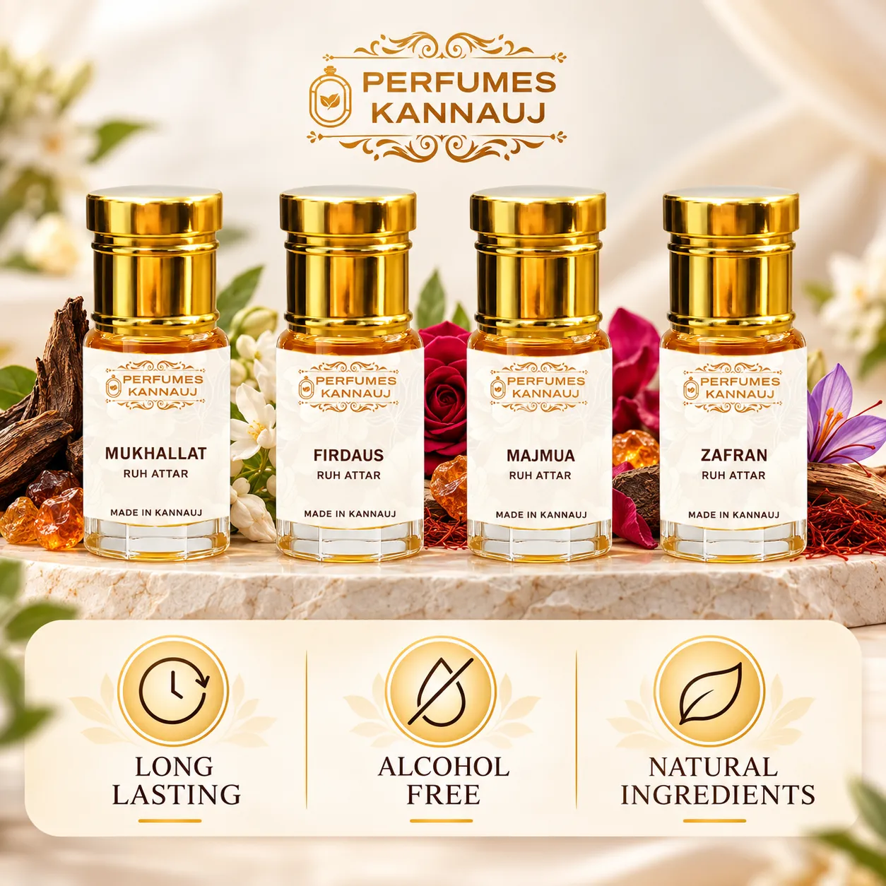 Arabian Attar Collection Set of 4 - Image 4