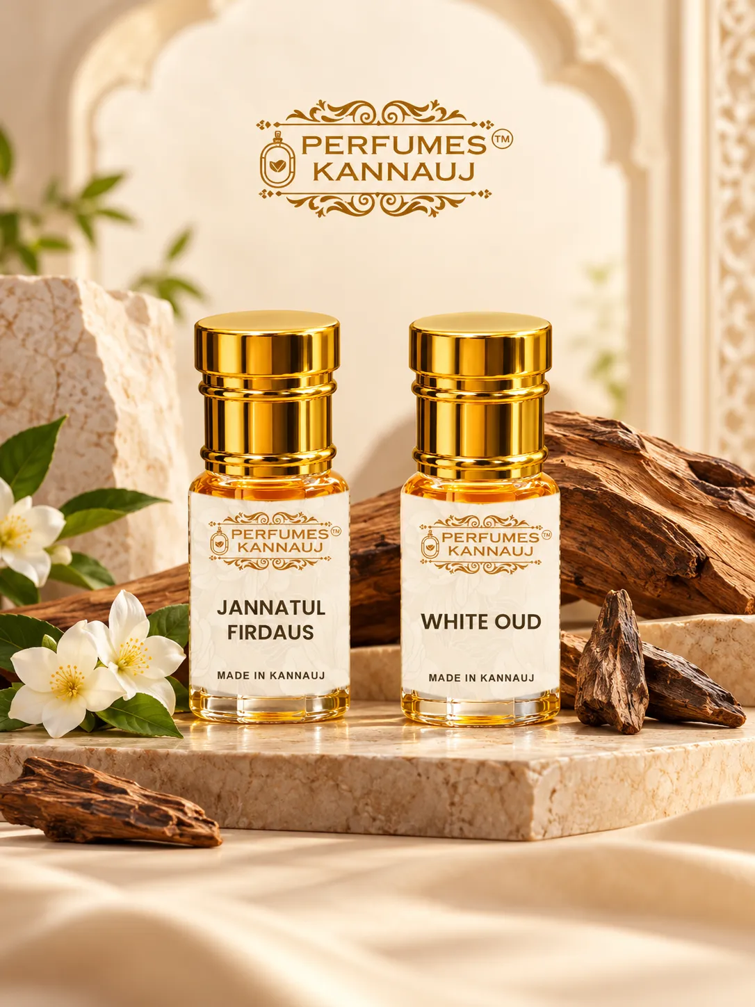 Jannatul Firdaus & White Oud Attar Combo