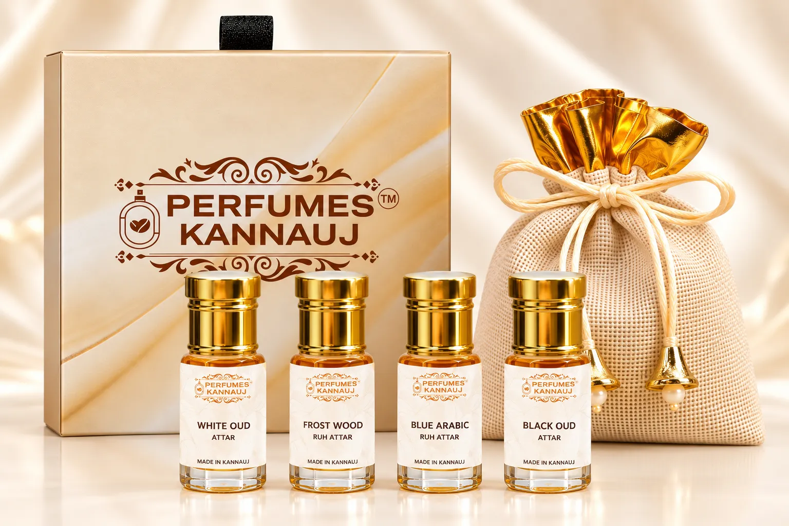 Premium Oud Attar Combo Set - 4