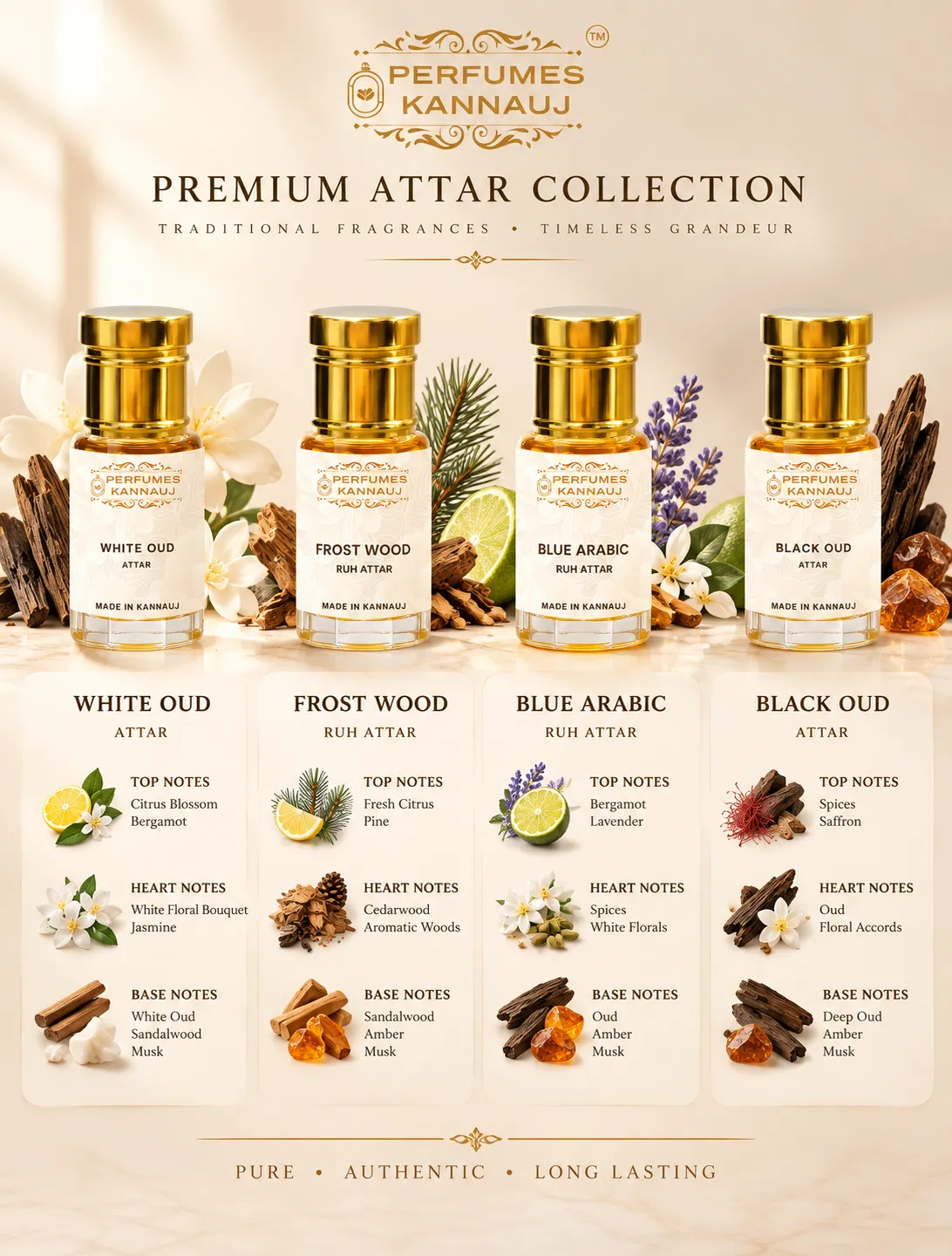 Premium Oud Attar Combo Set - 4 - Image 3