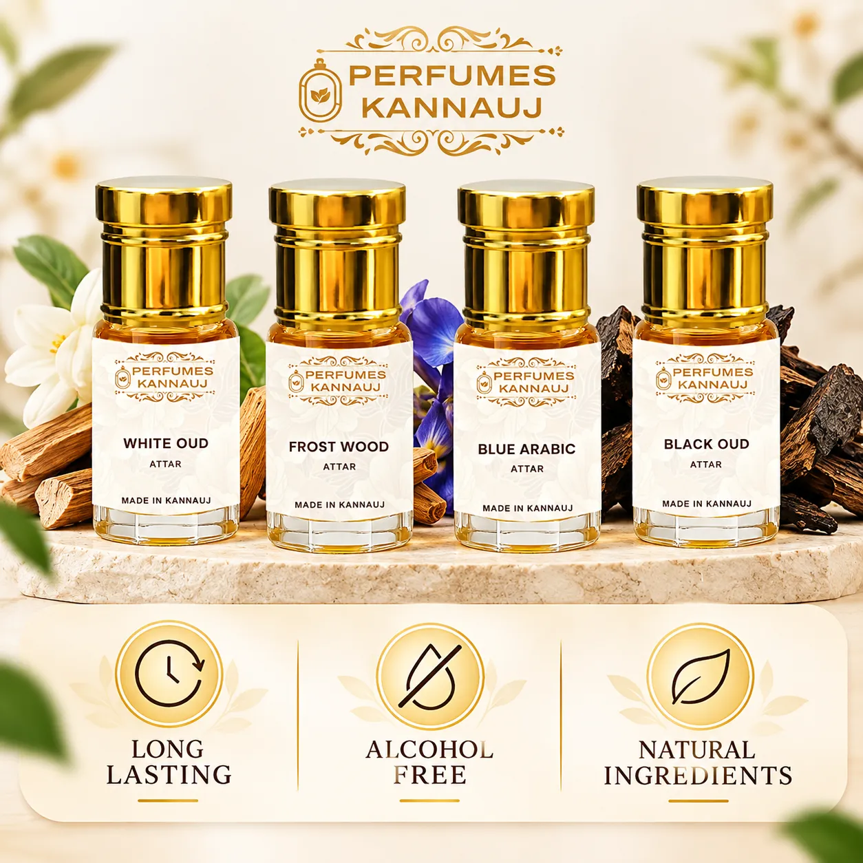 Premium Oud Attar Combo Set - 4 - Image 4